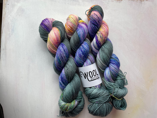 Yarn Potion | Assigned Pooling Long Zip Yarn | 4ply Merino Sock