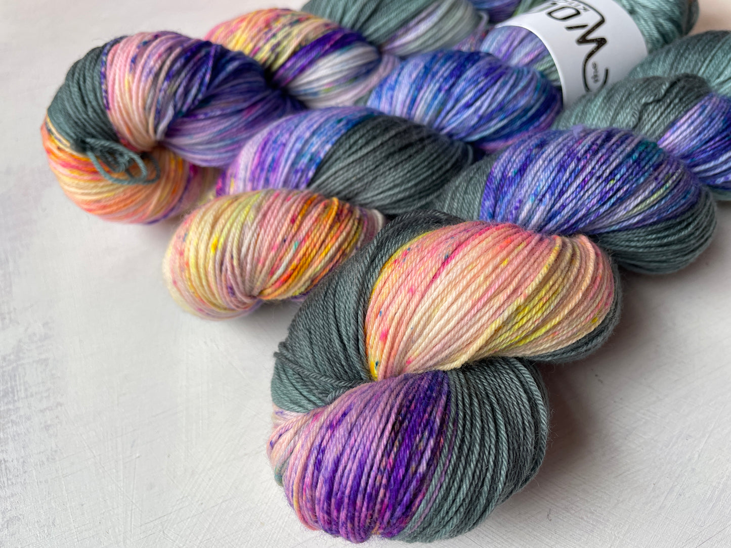 Yarn Potion | Assigned Pooling Long Zip Yarn | 4ply Merino Sock