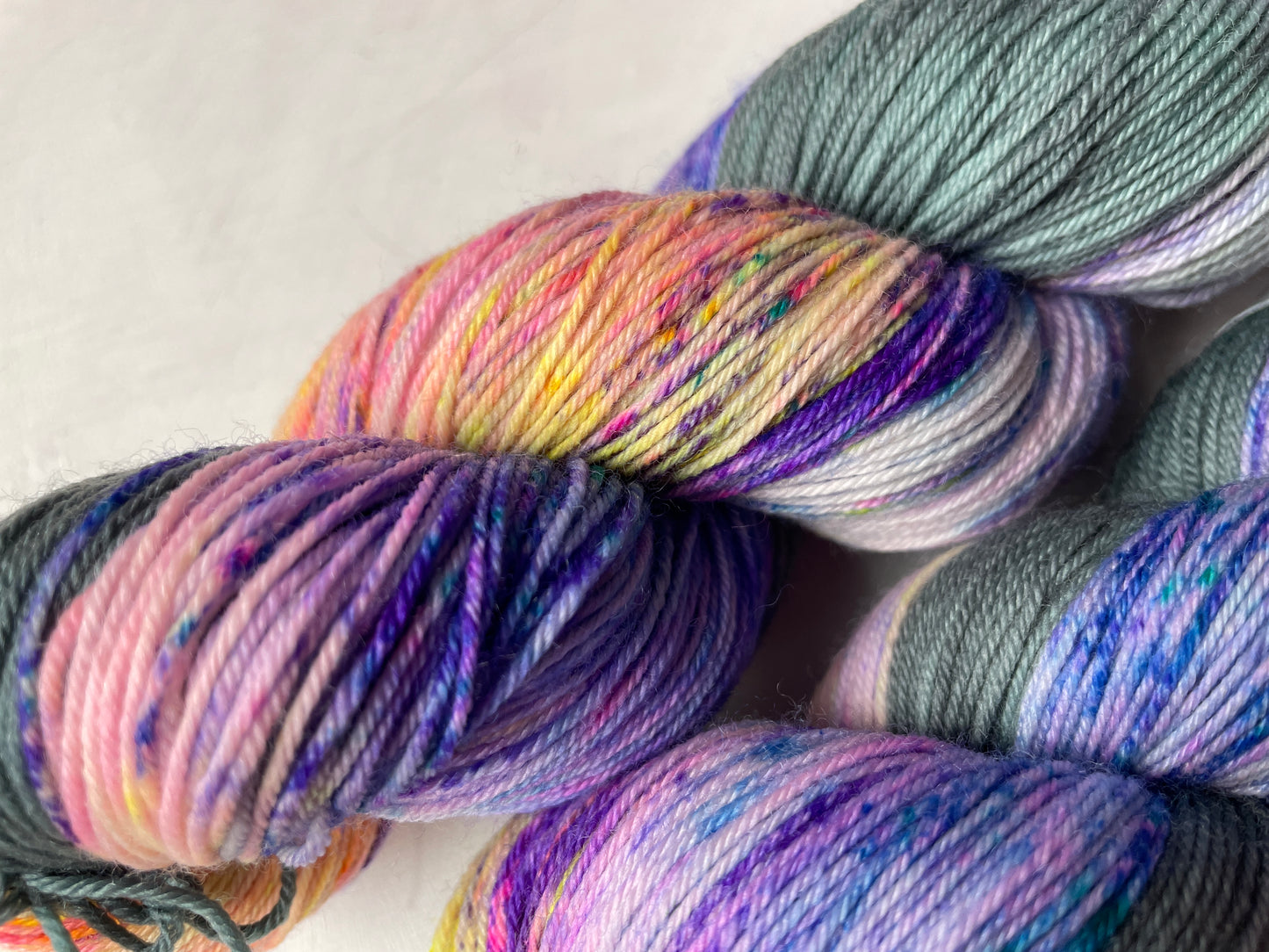 Yarn Potion | Assigned Pooling Long Zip Yarn | 4ply Merino Sock