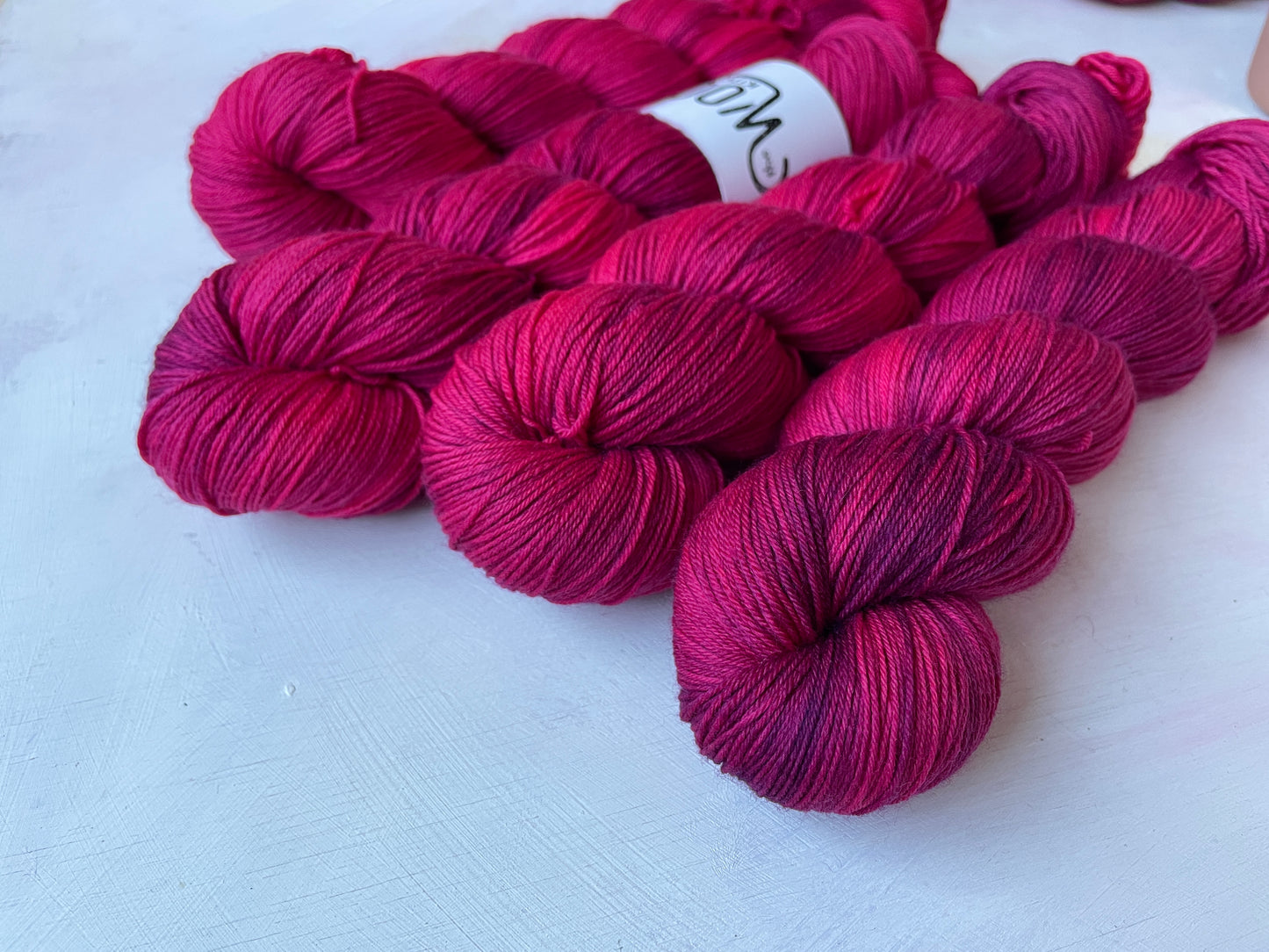 Floral Fade Image 6 Daylily | Monthly Yarn Club | 4ply sock, Luxury 4ply Merino Silk, DK Wool