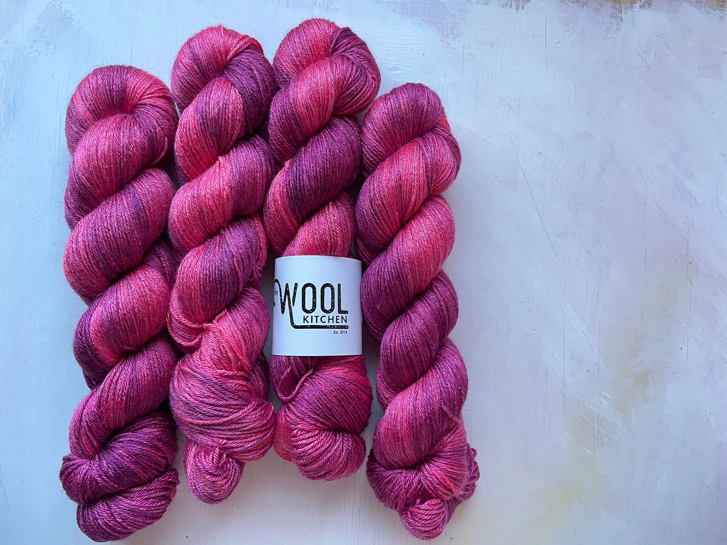 Floral Fade Image 6 Daylily | Monthly Yarn Club | 4ply sock, Luxury 4ply Merino Silk, DK Wool