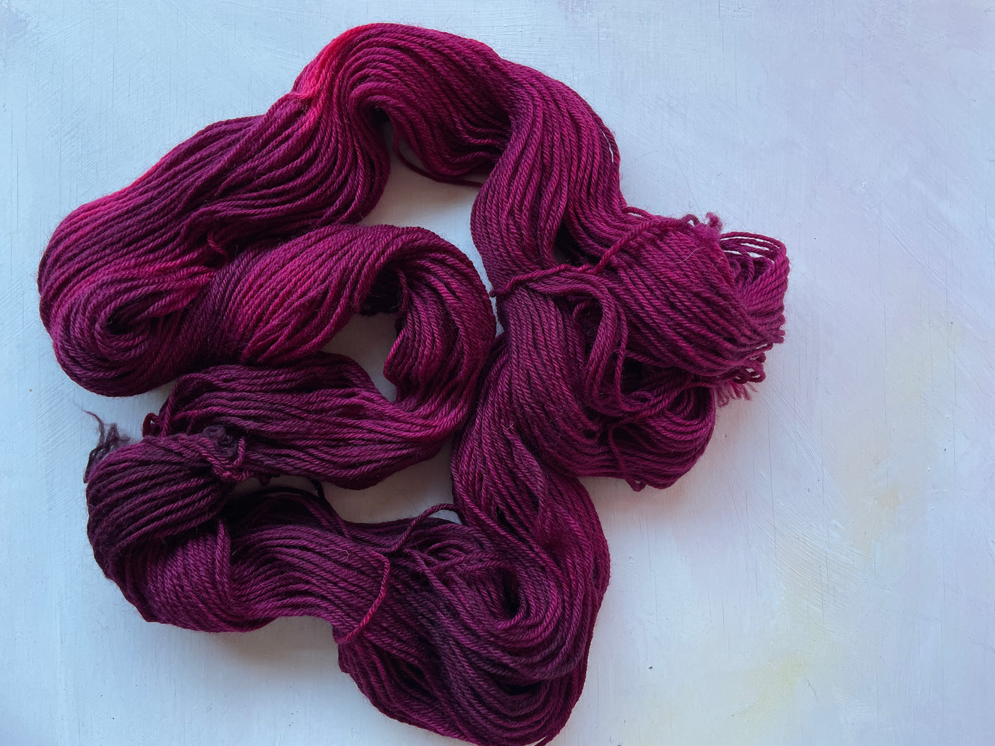 Floral Fade Image 6 Daylily | Monthly Yarn Club | 4ply sock, Luxury 4ply Merino Silk, DK Wool