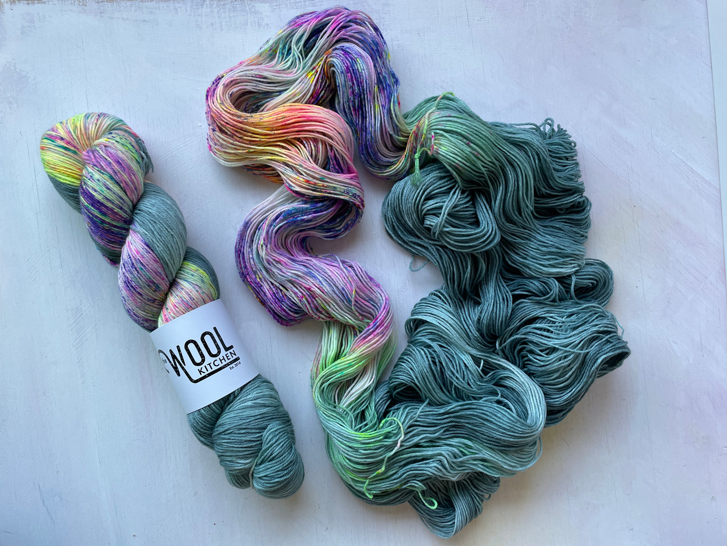 Yarn Potion | Assigned Pooling Long Zip Yarn | 4ply Merino Sock