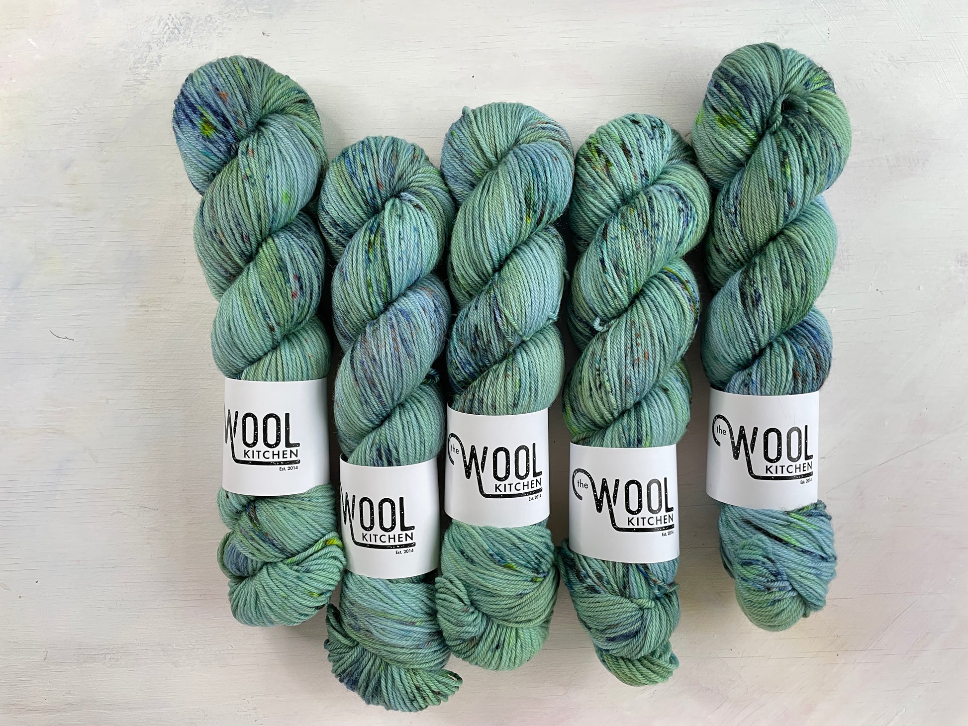 South Landing from the BFL DK Wool collection by the hand dyed yarn expert, The Wool Kitchen