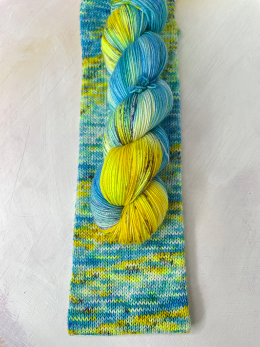 Echoes Hand Dyed Sock Yarn – Wooden SpoolsQuilting, Knitting and More!