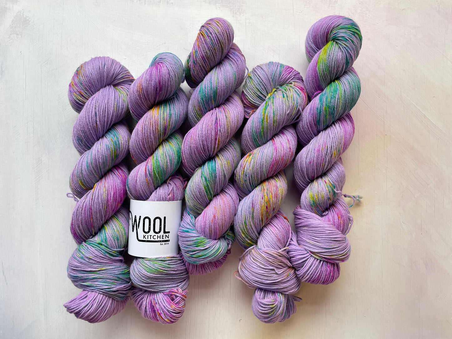 Iris from the 4ply Sock Yarn Collection by the hand dyed yarn expert, The Wool Kitchen