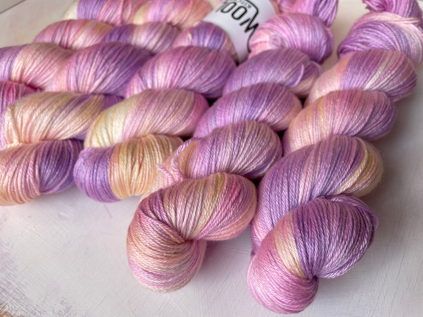 Floral Fade Image 1 Ranunculus | Monthly Yarn Club | 4ply sock, Luxury 4ply Merino Silk, DK Wool