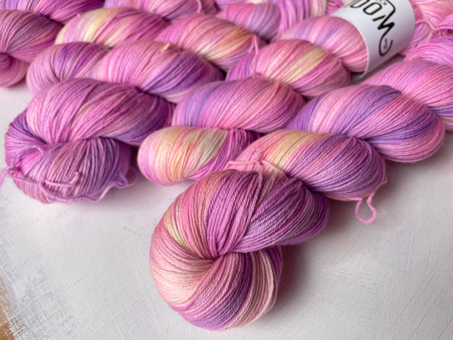 Floral Fade Image 1 Ranunculus | Monthly Yarn Club | 4ply sock, Luxury 4ply Merino Silk, DK Wool