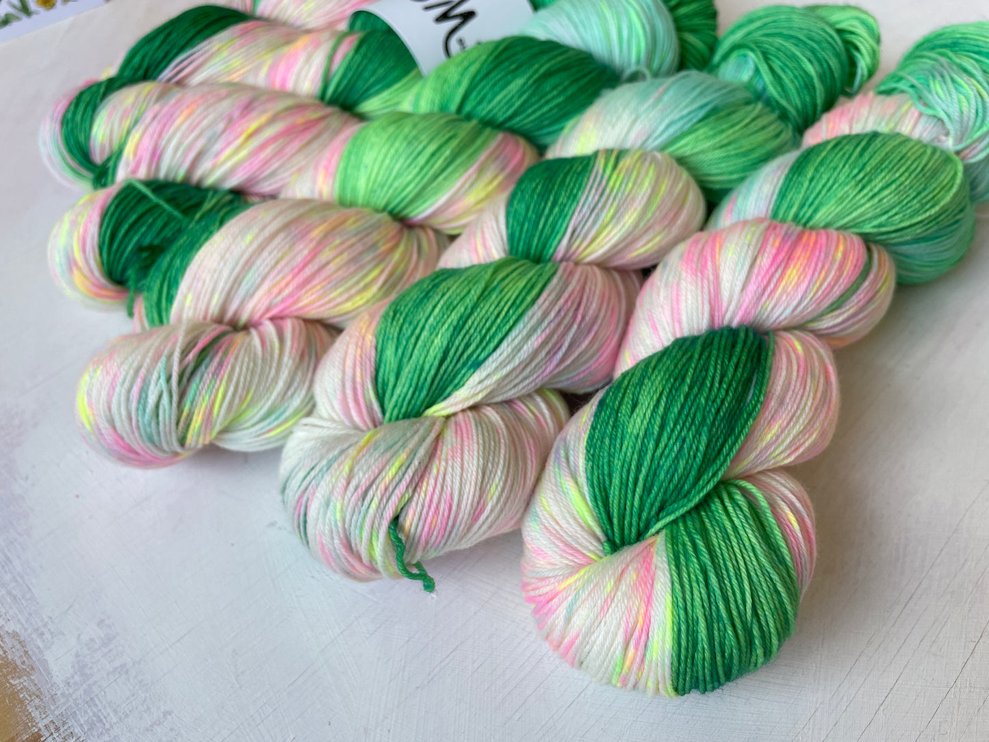 Sweetpea | Assigned Pooling Long Zip Yarn | 4ply Merino Sock