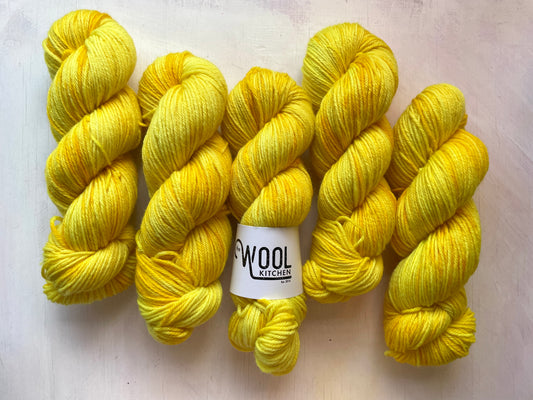 Whistledown from the BFL DK Wool collection by the hand dyed yarn expert, The Wool Kitchen