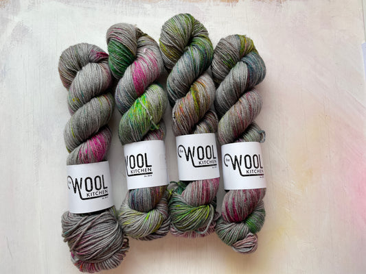 Sale yarn omnium bundles BFL DK Wool from the hand dyed yarn expert, The Wool Kitchen