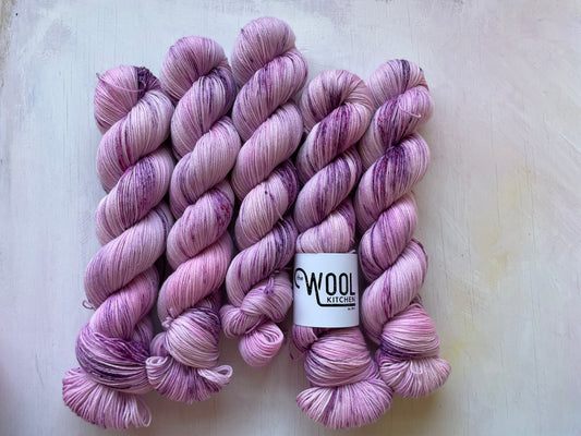 Floral Fade Image 2 Anemone | Monthly Yarn Club | 4ply sock, Luxury 4ply Merino Silk, DK Wool